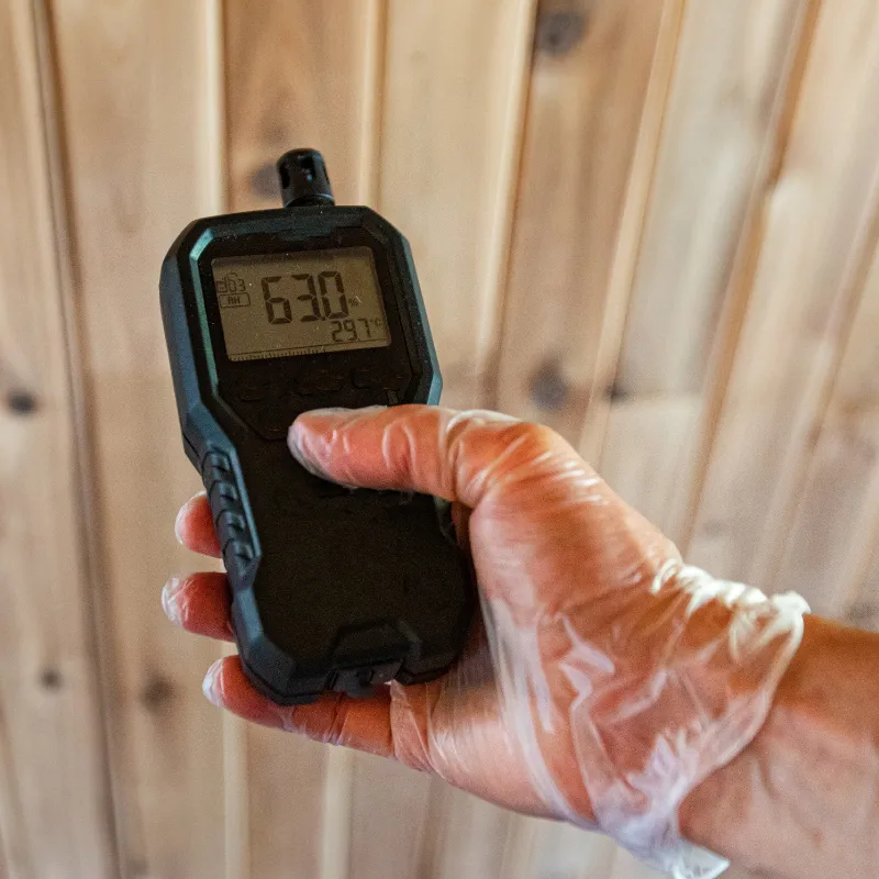 indoor air quality slider